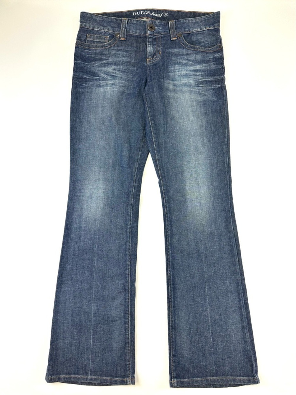 Low Rise Bootcut Vintage Y2K Deadstock Guess Daredevil Jeans NWT 32x33 Y2K Denim